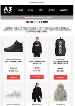Nenechte si ujít naše BESTSELLERY!