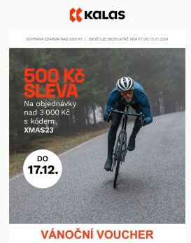 Vánoční poukaz - poslední dny na uplatnění slevy 500 Kč