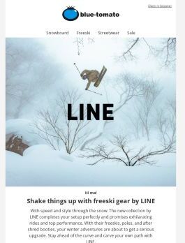Make skiing more fun with LINE