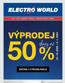POVÁNOČNÍ VÝPRODEJ startuje i v prodejnách, vyberte si z tísice produktů.