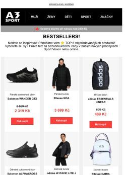 Nenechte si ujít naše BESTSELLERY!