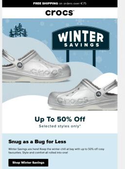 Get ready for BIG winter savings!