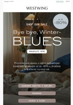 SALE DAY 2. Bye bye, Winter blues! -80%