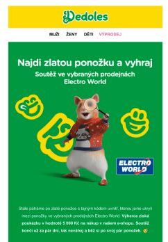 Poslední šance získat poukázku v hodnotě 5 000 Kč 🧦