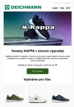 Nekráčejte, ale utíkejte! Pro nové tenisky KAPPA 🔥🔥