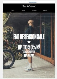 DEUS WOMENS SALE - UP TO 50% OFF