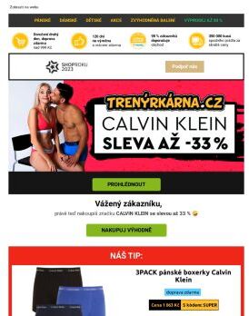 SUPER sleva na Calvin Klein 🤩