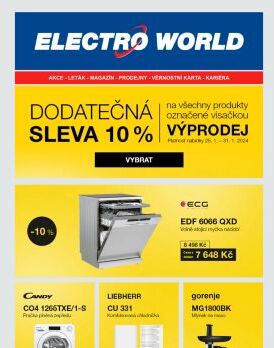 Dodatečná sleva 10 % na výprodejové položky - poslední možnost.
