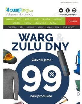 ➡ Zlevnili jsme 99 % naší produkce