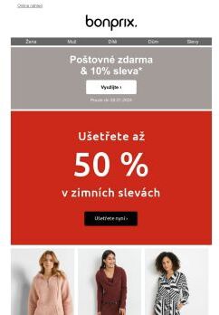 Pouze pro Vás: 10% seva a poštovné zdarma