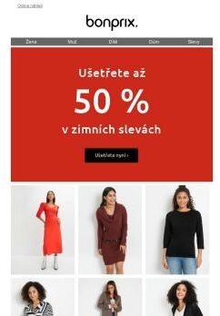 Nepropásněte! Až -50 % ve SLEVÁCH