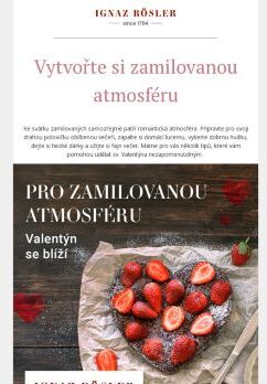 Vytvořte si zamilovanou atmosféru