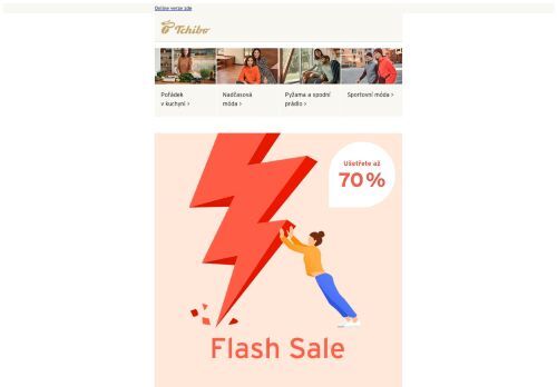 FLASH SALE ⚡ Až 70% slevy!