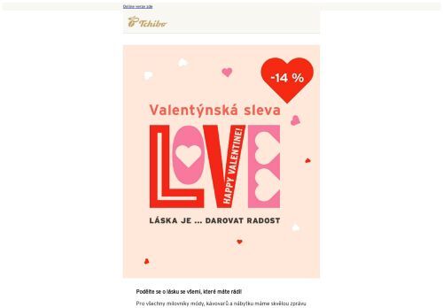 Valentýnské překvapení uvnitř