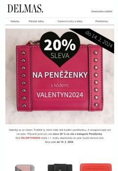🔔 20% sleva na peněženky | Darujte radost, která nezvadne ❤