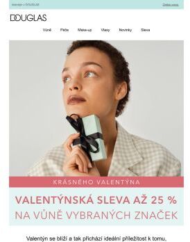 Nezapomeňte oslavit svátek lásky 25% slevou na vůně