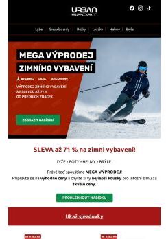 MEGA zimní VÝPRODEJ právě odstartoval. ⛷️❄️