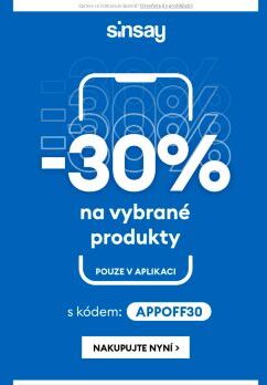 [ -30% ] na vybrané produkty ❗