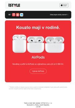 AirPods nyní startují již od 2 690 Kč