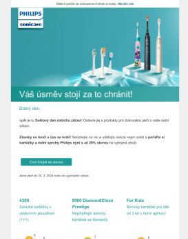 Vyberte si svého pomocníka Philips Sonicare