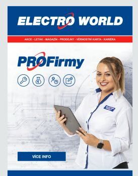 Staňte se firemním zákazníkem Electro World a nakupujte výhodněji