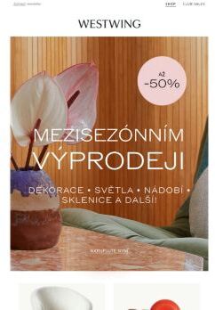 Sleva až 50 % v mezisezónním VÝPRODEJI