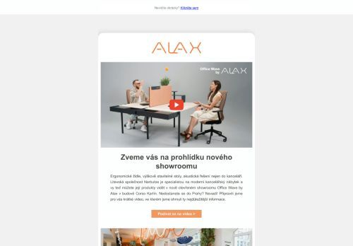 VIDEO: Představujeme vám nový showroom Office Wave by Alax