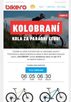🎆🎉Kolobraní! Vybraná kola za parádní cenu!🚲❤