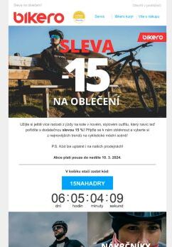 🛒Dodatečná sleva 15 % na všechno oblečení!👕