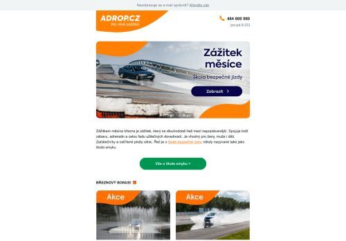 Zážitek měsíce března