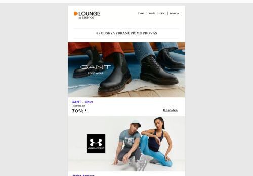 GANT, Under Armour a Converse ⎪ Zde nové nabídky 👉