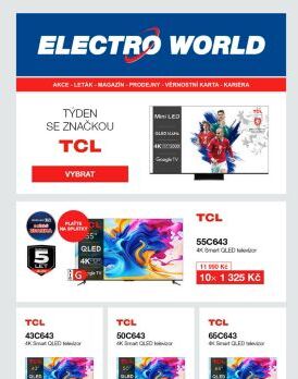 Týden se značkou TCL - televize, mobily a tablety za parádní ceny