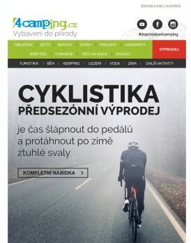 ➡ Předsezónní výprodej cyklistiky