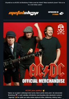 Vybav se na letní koncerty AC/DC! ⚡