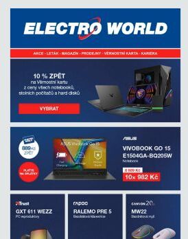 Vrátíme vám 10 % zpět na Věrnostní kartu z ceny notebooků, stolních PC a hard disků