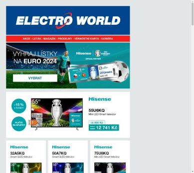 Zakupte jeden ze spotřebičů Hisense a vyhrajte lístky na EURO 2024