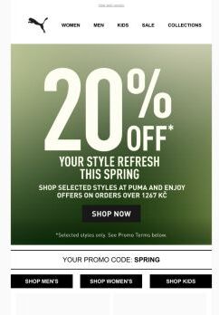 20% OFF*: Get Your Spring Style Refresh