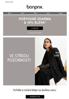 -10 % + poštovné ZDARMA pro Vás