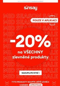 🔥 NAVÍC -20% na zlevněné produkty ❗