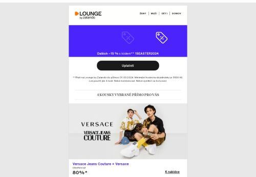 15% extra sleva** + Versace Jeans Couture, Timberland & Hollister Co. čekají jen na vás