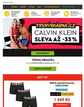 Velikonoční sleva na CALVIN KLEIN 🤩