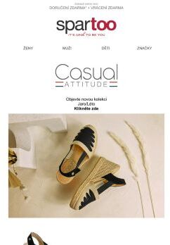 Objevte novou kolekci Casual Attitude s dodáním zdarma!