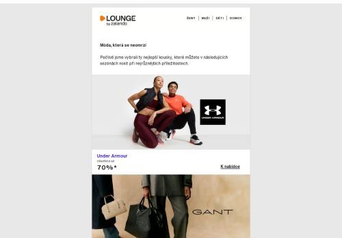 Vaše nejoblíbenejší: GANT, Under Armour, GEOX a víc 💙