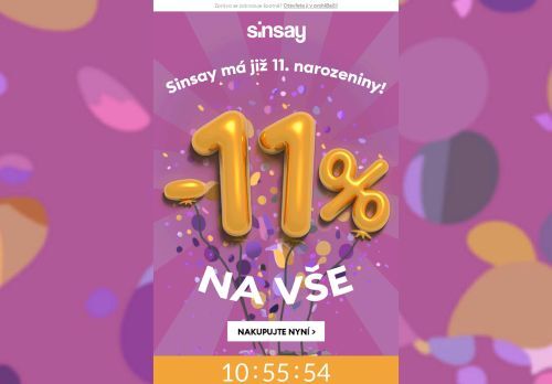 🎁 -11% NA VŠE 🎁