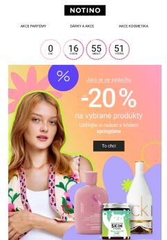 POSLEDNÍ HODINY! Až −20 % na vybrané produkty 🥳