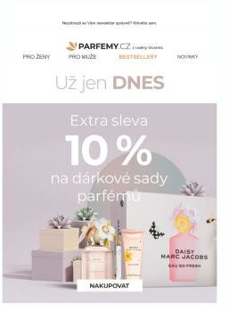 ‼️UŽ JEN DNES - 10% sleva na parfémové sady