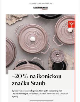 Staub slaví 50 let, oslavujte s námi slevou 20 %