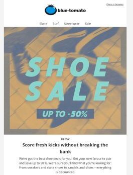 Only now: SHOE SALE