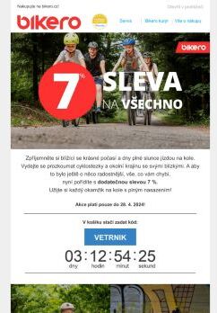 Dodatečná sleva 7 % na všechno!😲