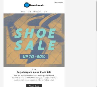Shoe-tastic deals: Up to 50 % OFF